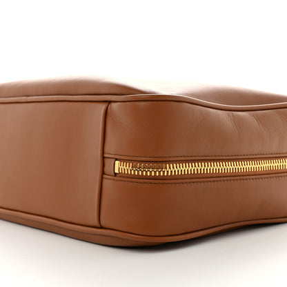 Miu Miu Soft Calf Softy Beau Top Handle Bag Cognac 9 of 9