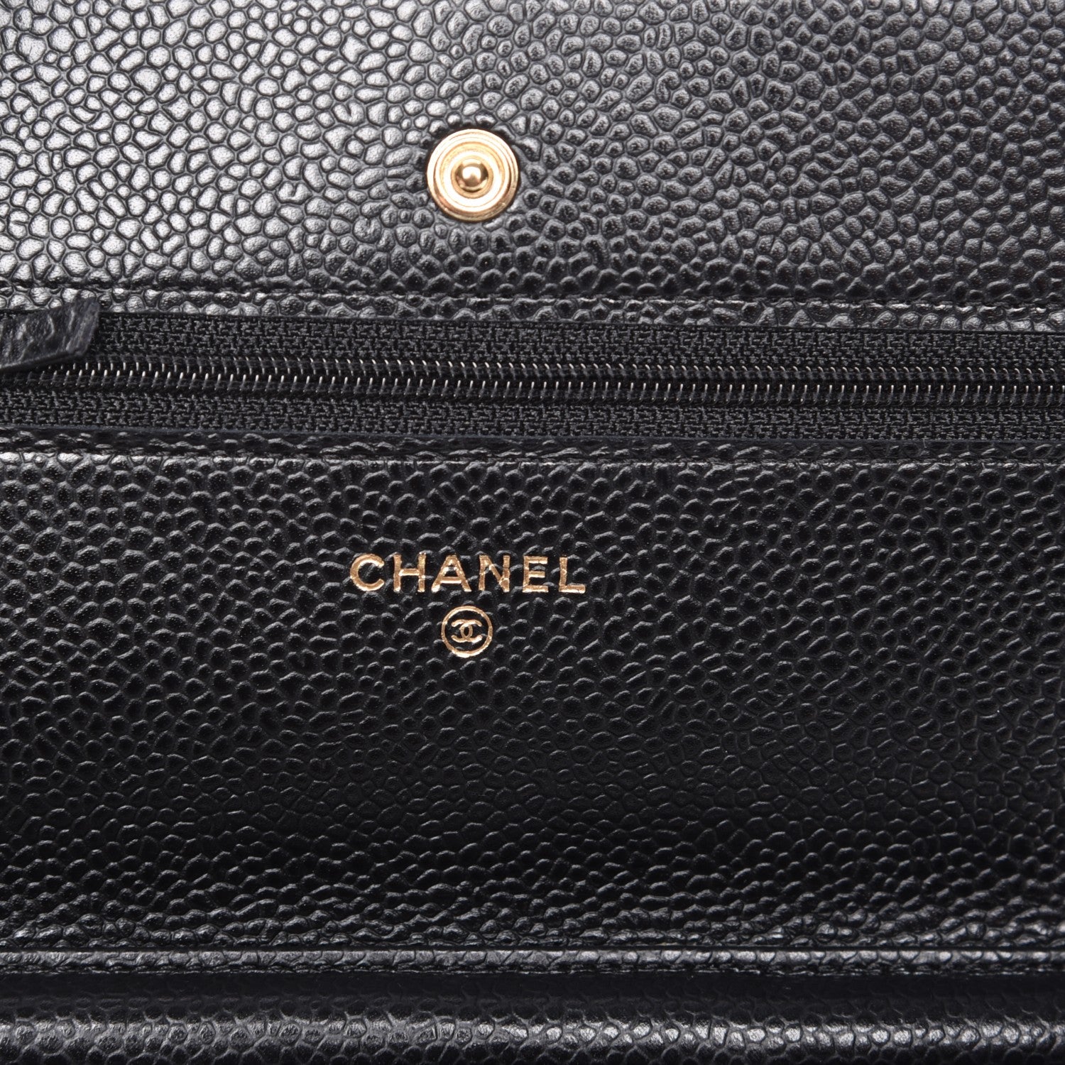 Chanel Caviar Quilted Wallet On Chain WOC Black 6 of 9