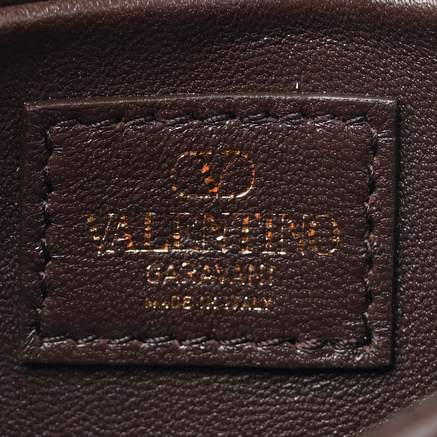 Valentino Garavani Toile Iconographe Goatskin Vlogo Card Case With Chain Naturale Black Fondant 6 of 11