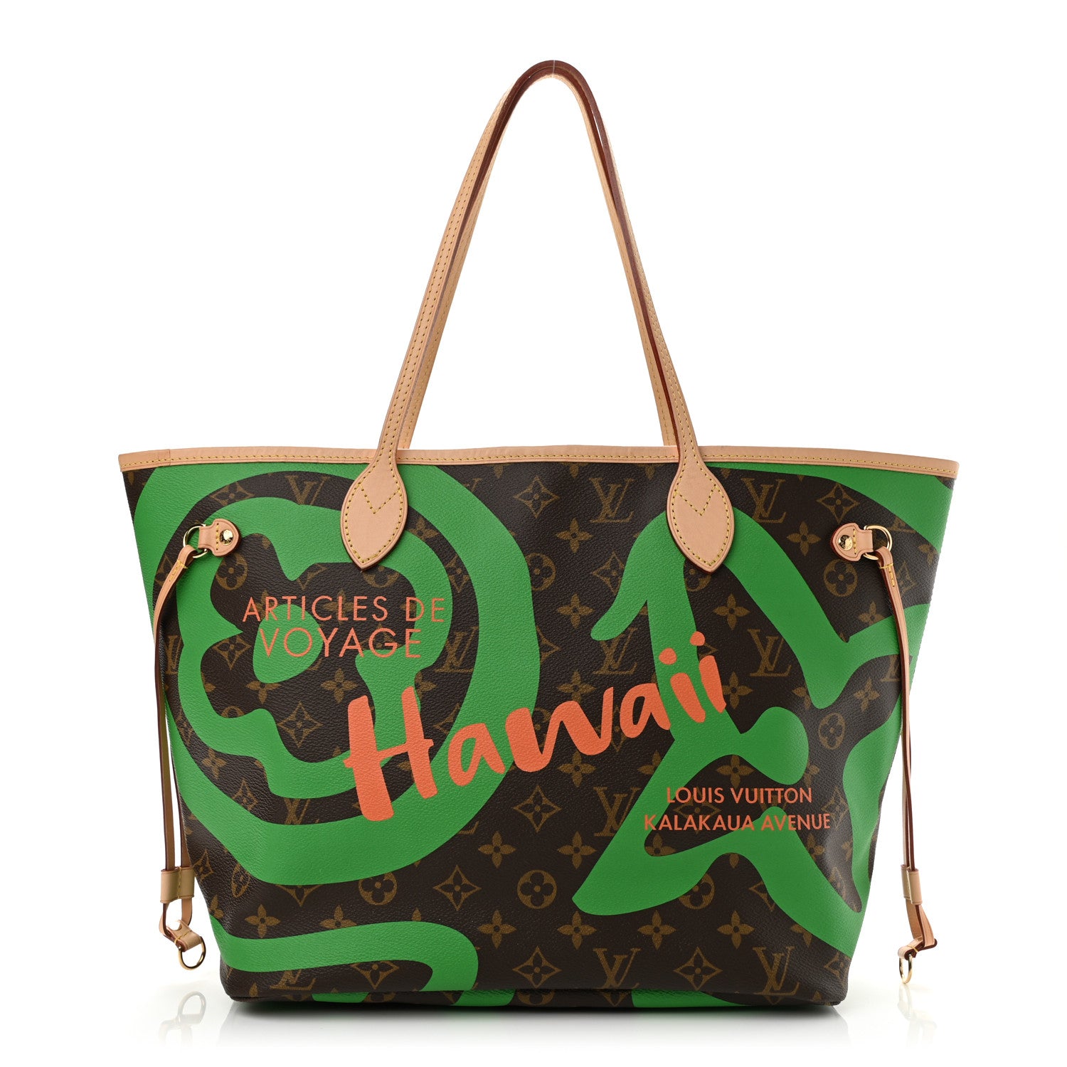 Louis Vuitton Monogram Tahitienne Hawaii Neverfull MM 3 of 15