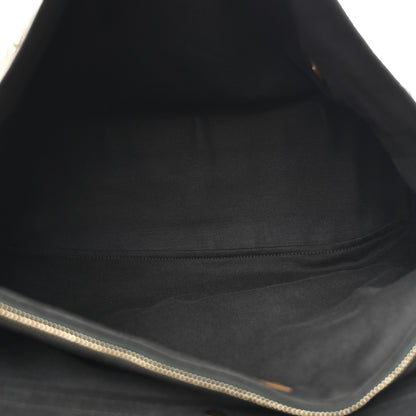 Saint Laurent Calfskin Canvas Large Muse Two Olive 5 of 11