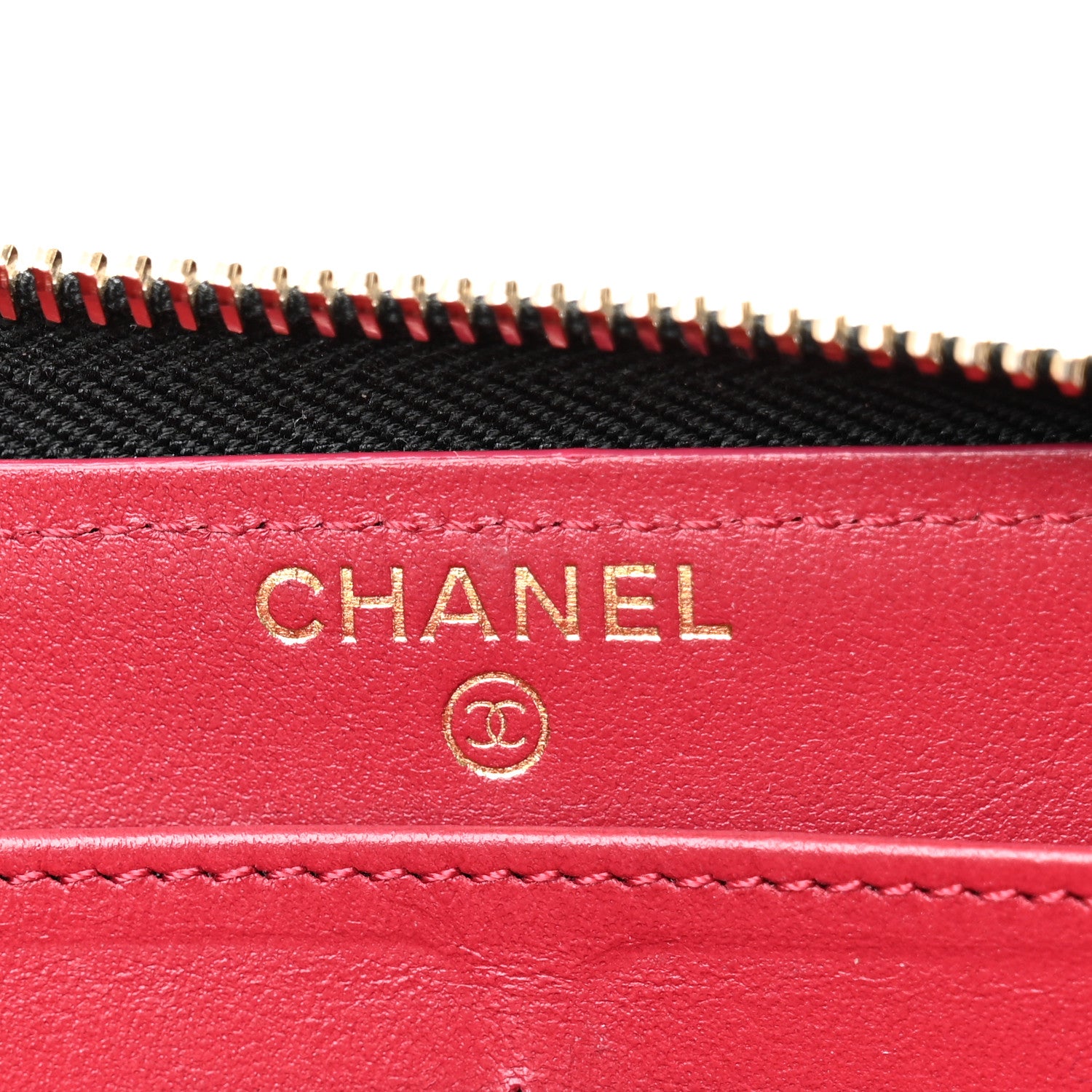 Chanel Lambskin Quilted 19 Long Zipped Around Wallet Black 6 of 10