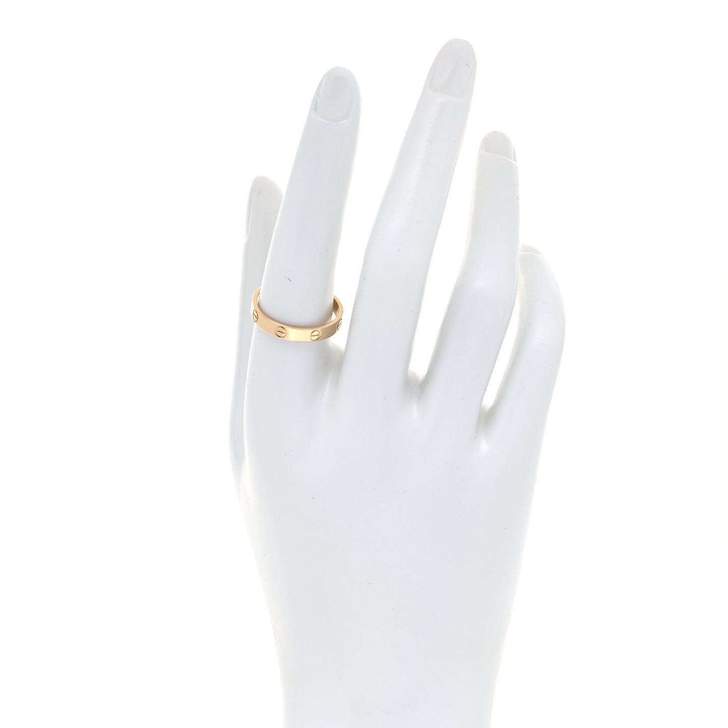 18K Yellow Gold 3.5mm LOVE Wedding Band Ring 58 8.25