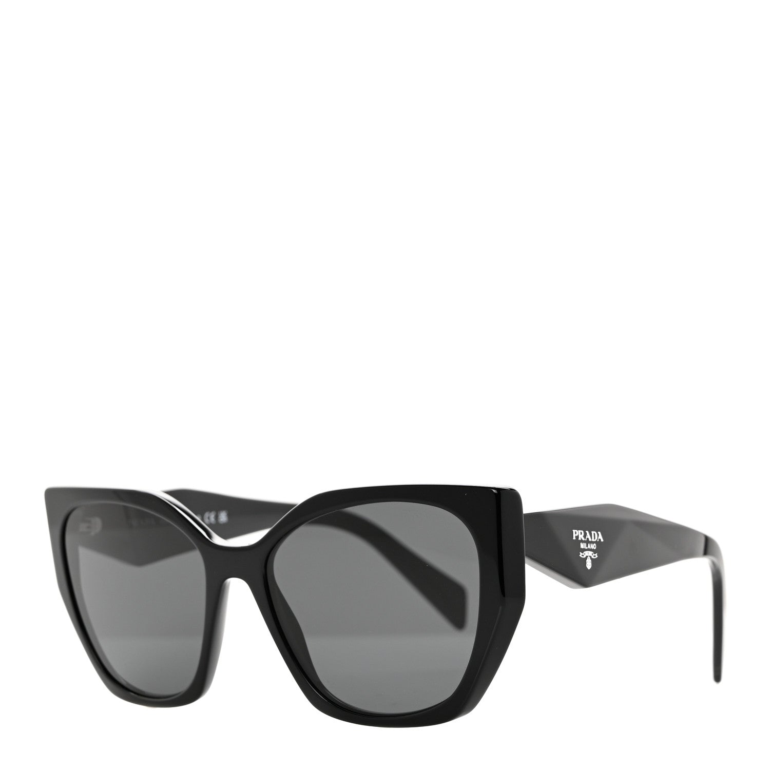 Prada Acetate Symbole Sunglasses SPR 19Z Black 1 of 6