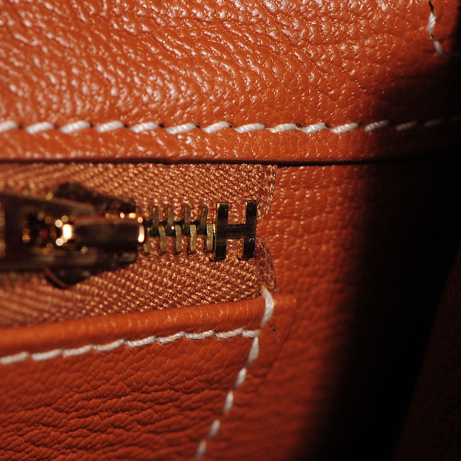 Hermes Epsom Candy Birkin 30 Rose Jaipur Gold 23 of 27
