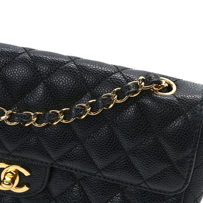 Chanel Caviar Quilted East West Flap Black 12 of 13