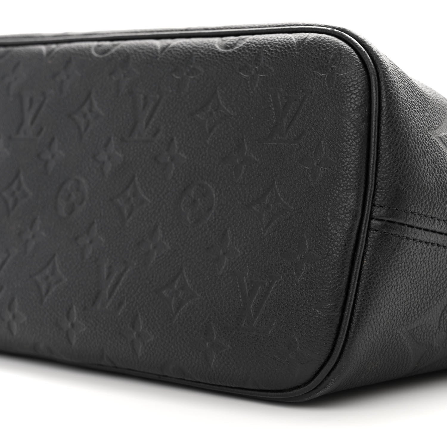Louis Vuitton Empreinte Monogram Giant Neverfull MM Black 9 of 10