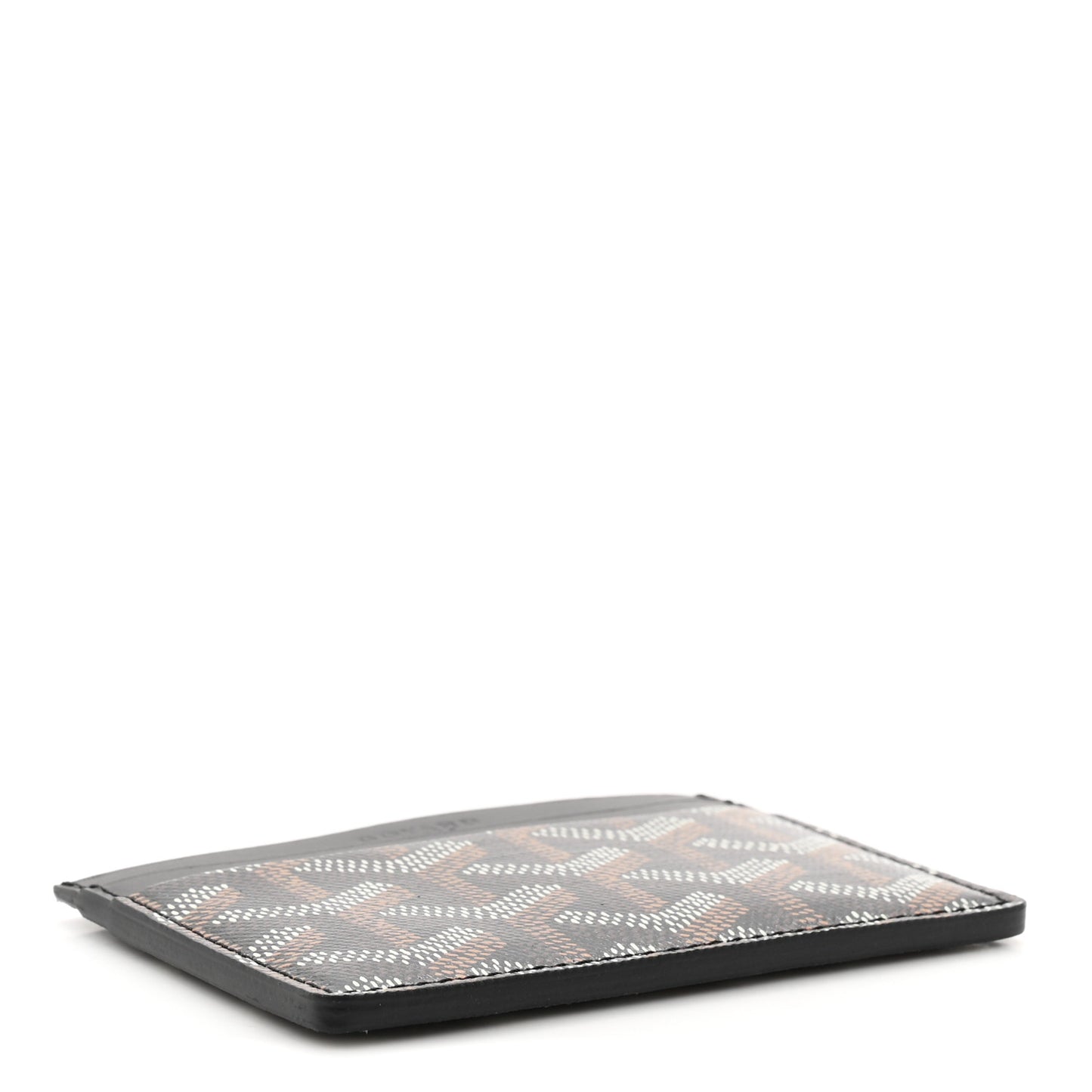 Goyardine Saint Sulpice Card Holder Black
