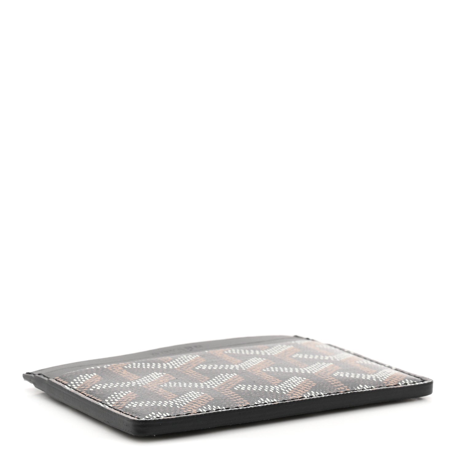 Goyard Goyardine Saint Sulpice Card Holder Black 4 of 7