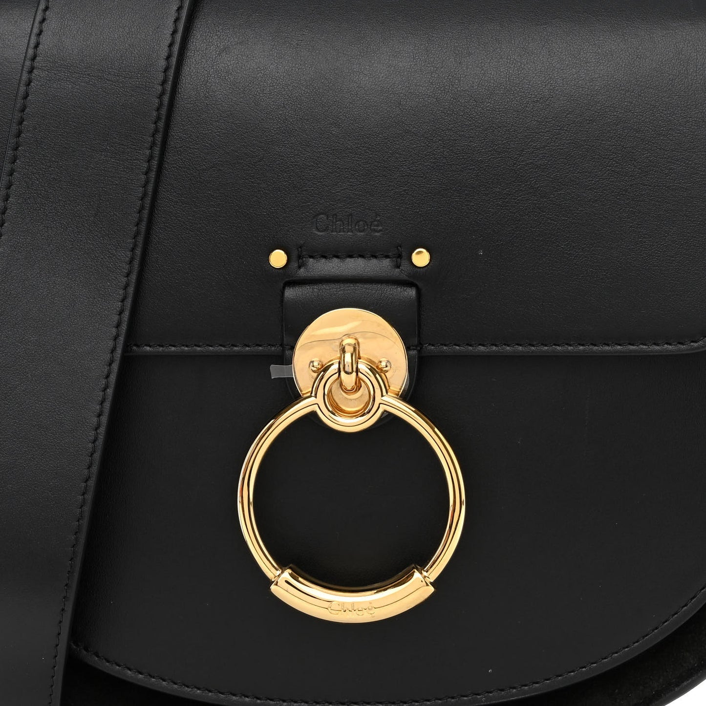 Calfskin Small Tess Bag Black