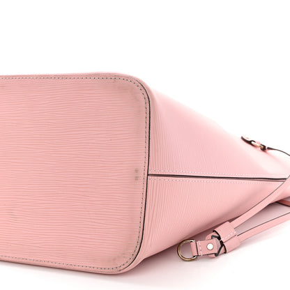 Louis Vuitton Epi Neverfull MM Rose Ballerine 9 of 10