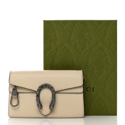 Gucci Dollar Calfskin Crystal Super Mini Dionysus Shoulder Bag Mystic White Black Diamond 11 of 11