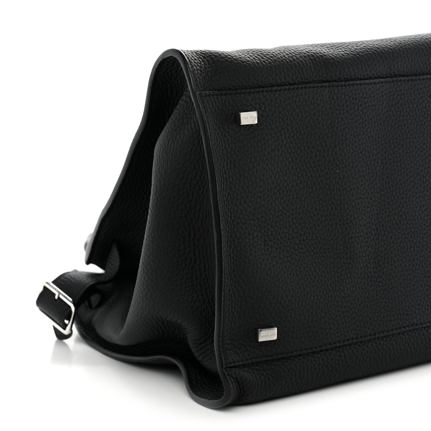 The Row Matte Grained Calfskin Soft Margaux 15 Black 7 of 8