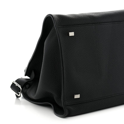 The Row Matte Grained Calfskin Soft Margaux 15 Black 7 of 8