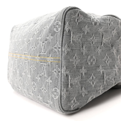 Louis Vuitton Monogram Denim Speedy Soft 30 Washed Gray 9 of 10