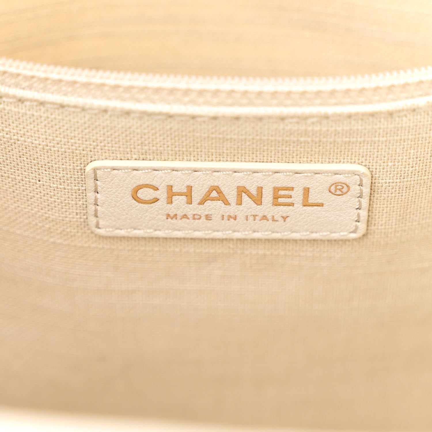 Chanel Canvas Small Deauville Tote Beige 8 of 13