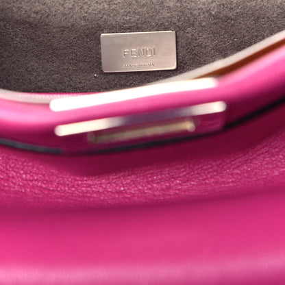 Fendi Nappa Micro Peekaboo Iconic Satchel Magenta 6 of 9