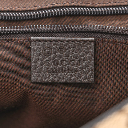Gucci Monogram Flap Messenger Bag Beige Dark Brown 6 of 10