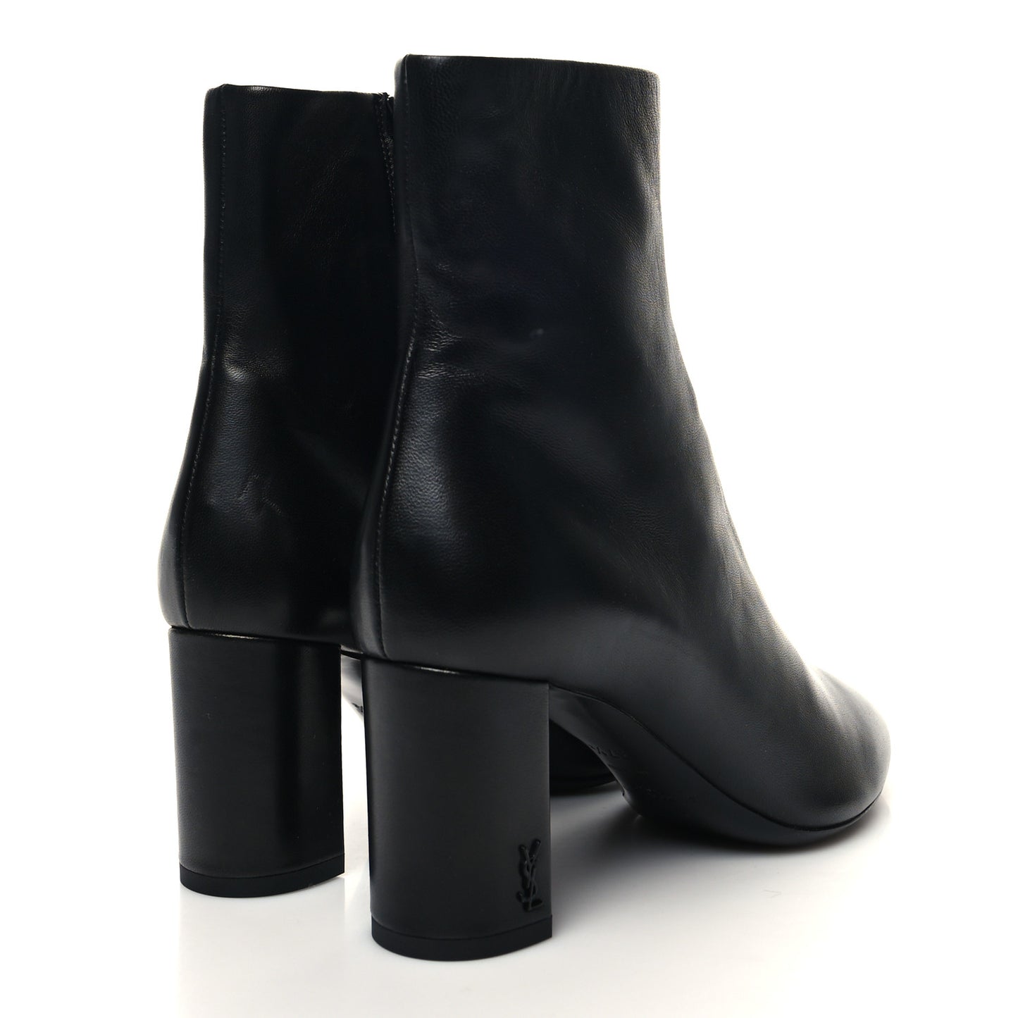 Nappa Vendome Loulou Ankle Zip Boot 37.5 Black