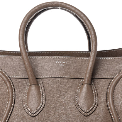Celine Drummed Calfskin Mini Luggage Souris 9 of 9