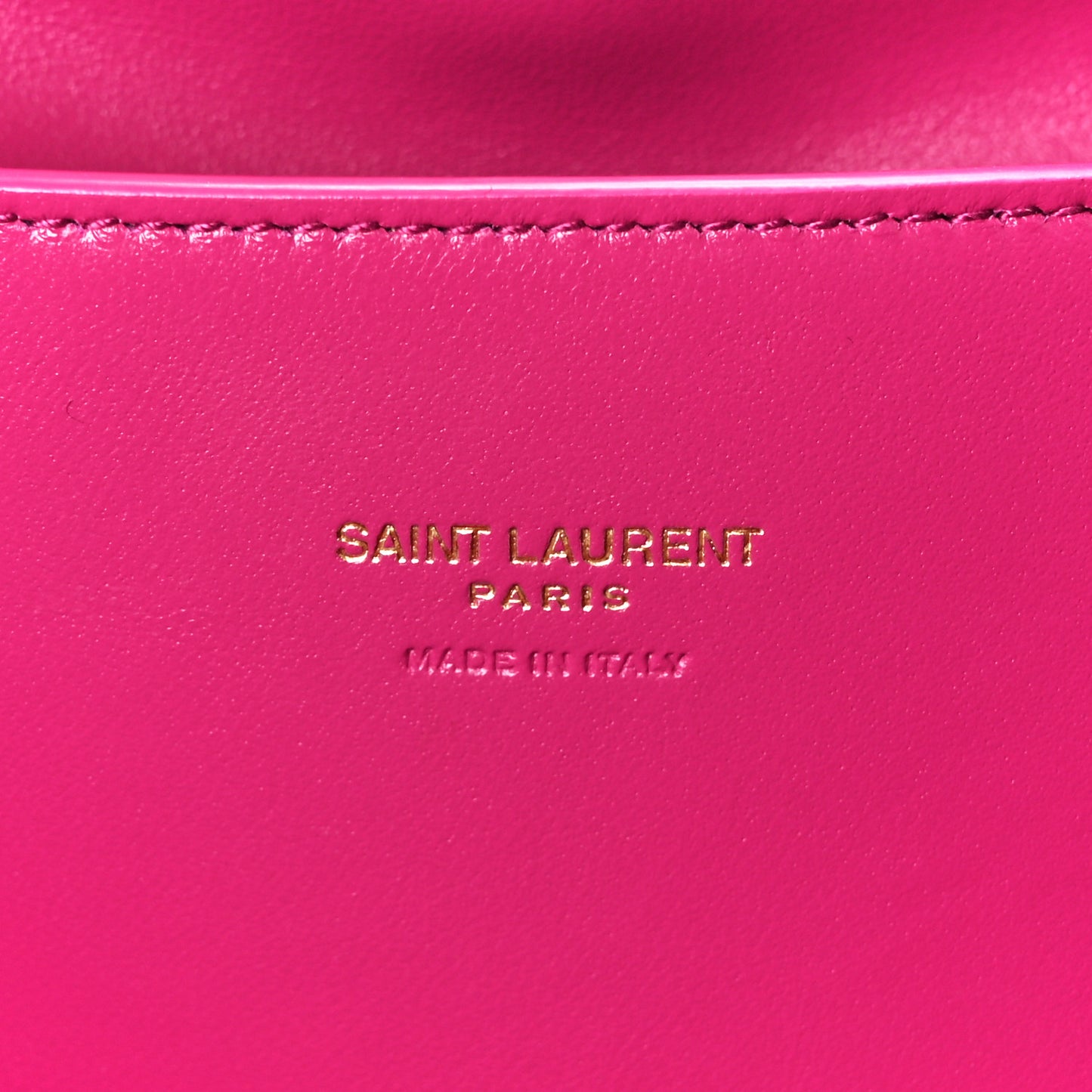 Smooth Calfskin Suede Medium Reversible Monogram Kate Satchel Rose Rubis