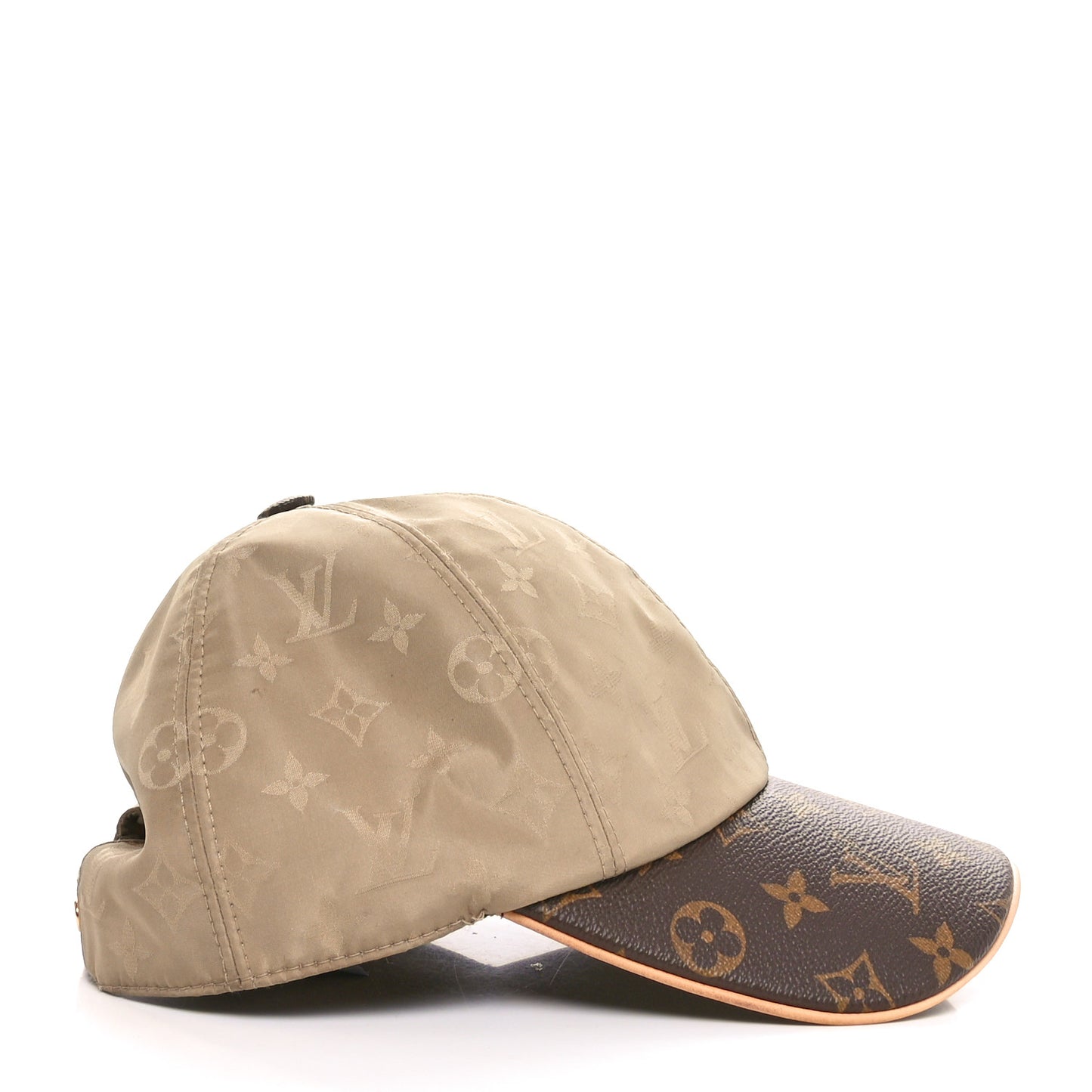 Monogram Polyester Silk LV Get Ready Cap M Beige