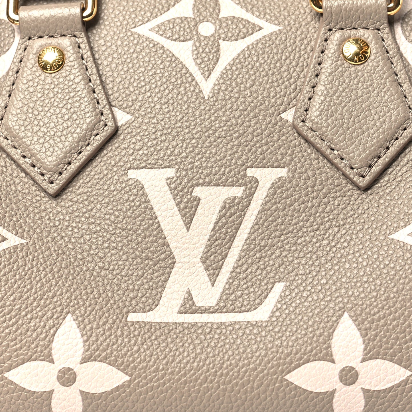 Empreinte Monogram Giant Speedy Bandouliere 20 Creme Beige