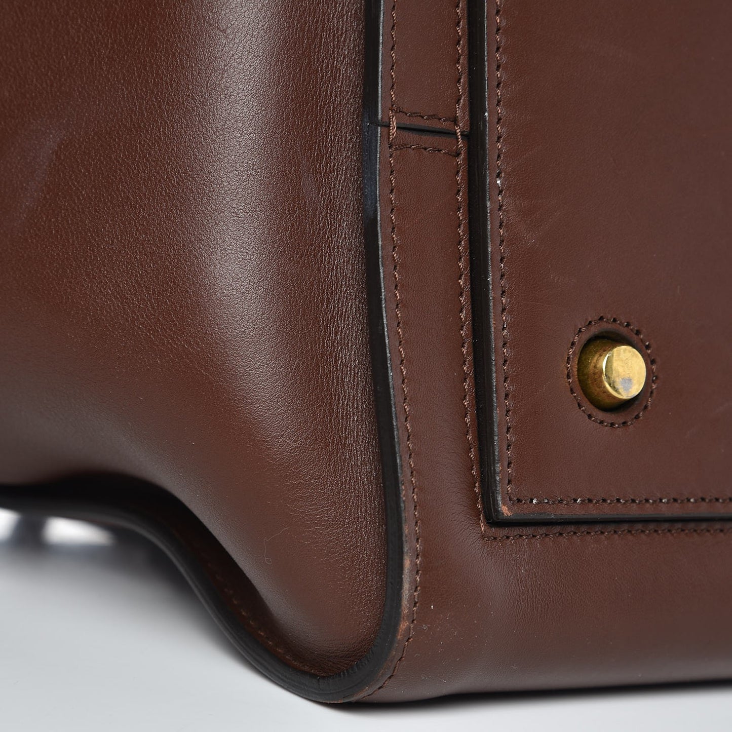 Natural Calfskin Small Tie Knot Tote Acajou