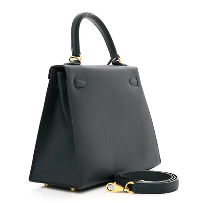 Hermes Epsom Kelly Sellier 25 Vert Cypress 3 of 11