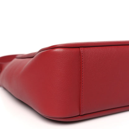 Saint Laurent Grained Calfskin Small Le 5 A 7 Soft Hobo Rouge Legion 8 of 9