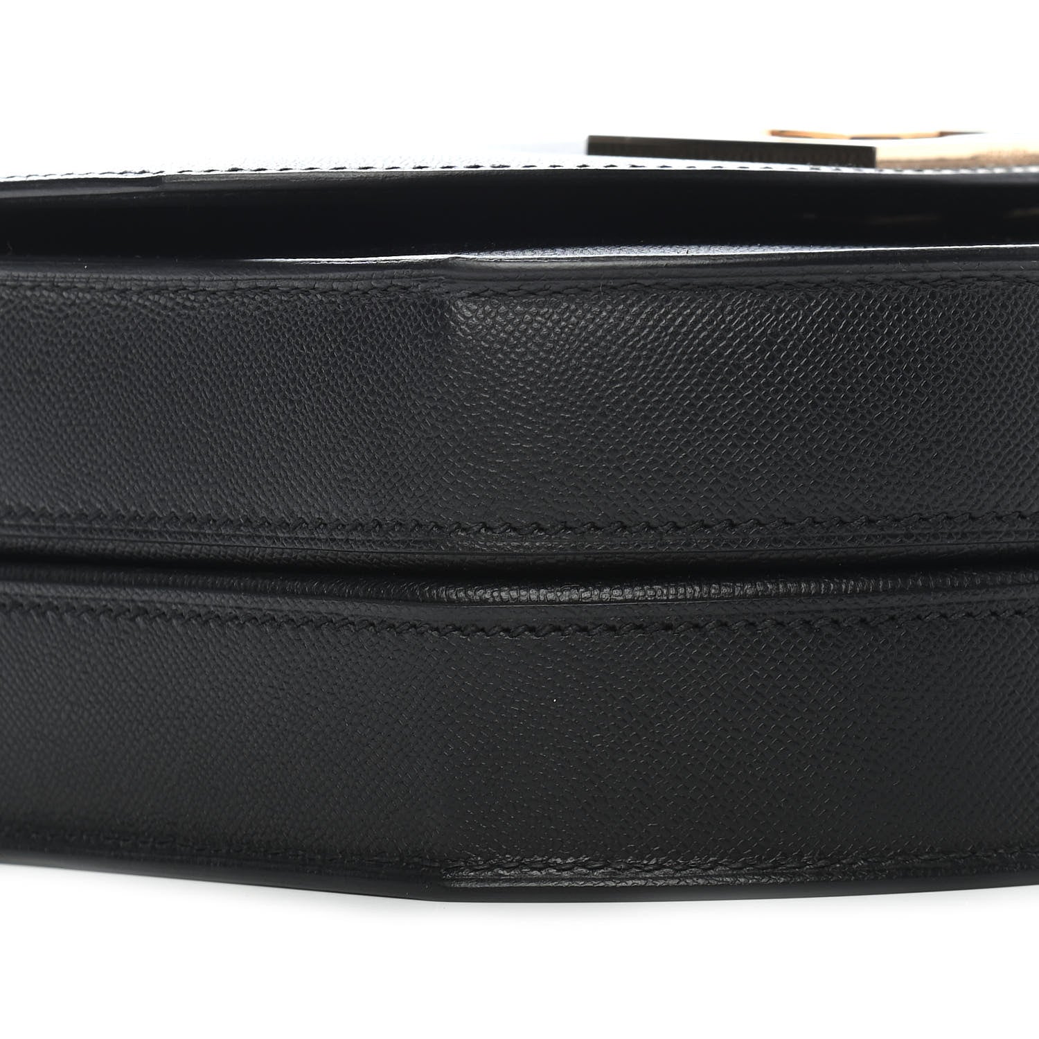 Hermes Grained Monsieur Mosaique Au 24-21 Black 6 of 7