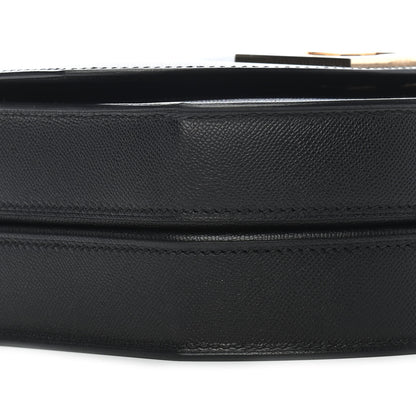 Hermes Grained Monsieur Mosaique Au 24-21 Black 6 of 7