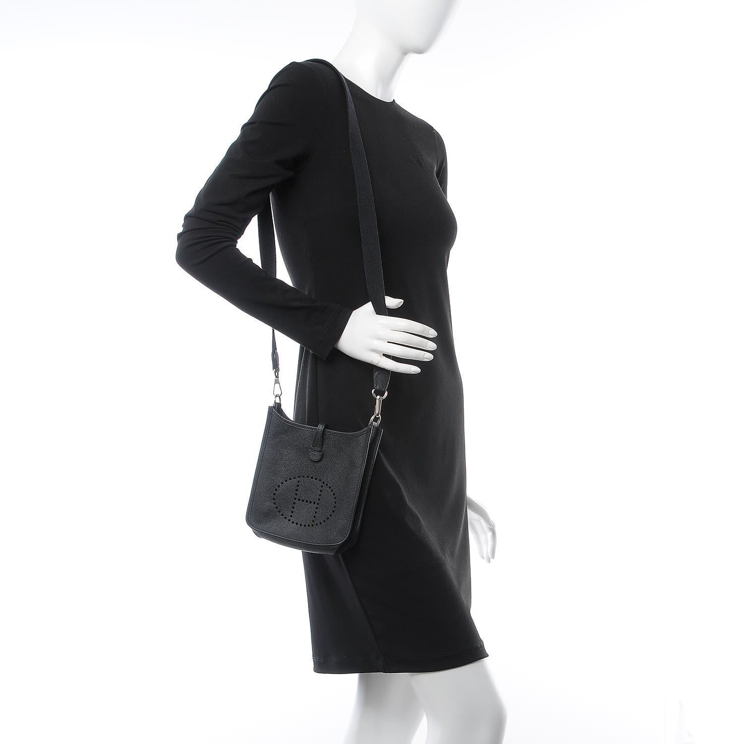 Hermes Epsom Evelyne TPM Black 2 of 10