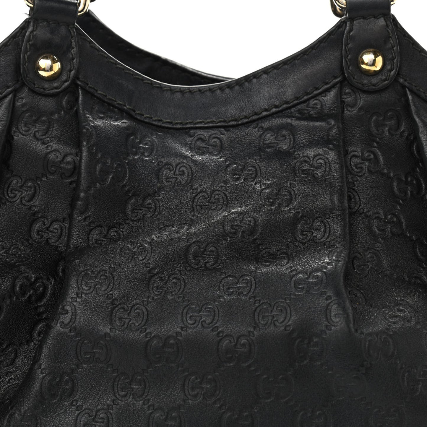 Guccissima Medium Sukey Tote Black