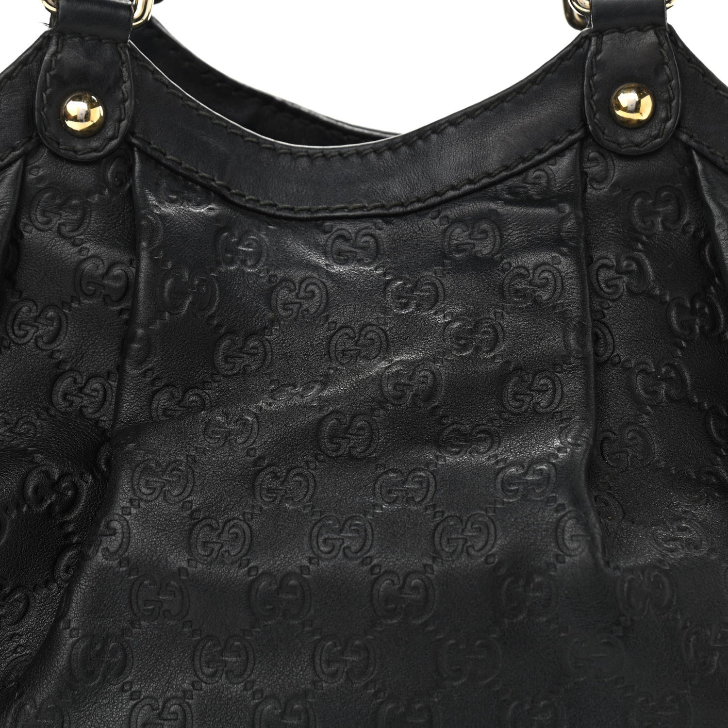 Gucci Guccissima Medium Sukey Tote Black 7 of 16