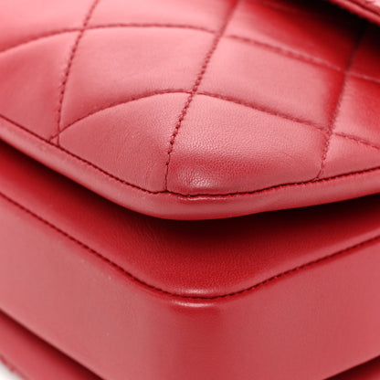 Chanel Lambskin Quilted Small Trendy CC Flap Dual Handle Bag Red 13 of 16