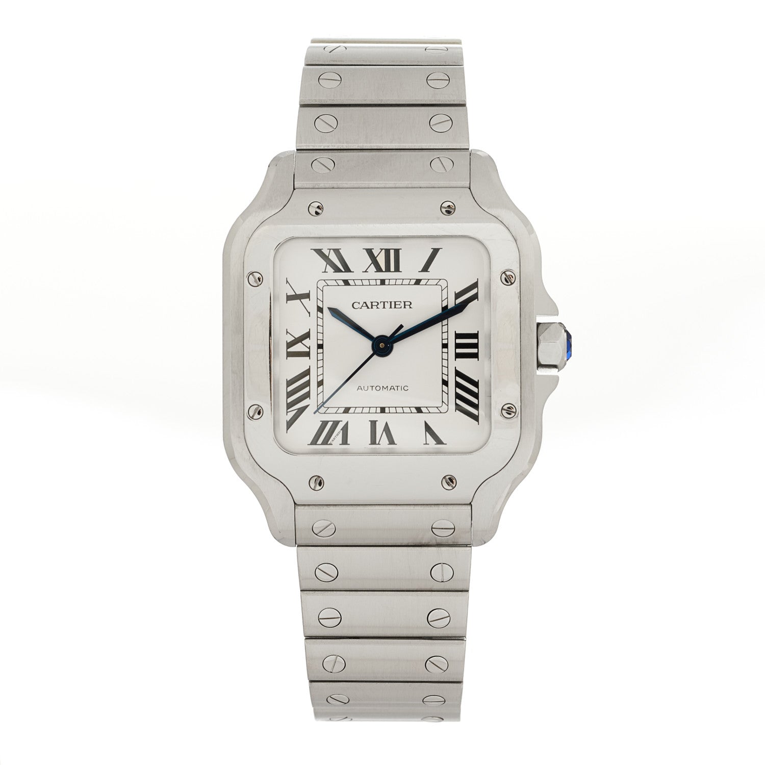 Cartier Stainless Steel 35mm Santos de Cartier Automatic Watch 1 of 5
