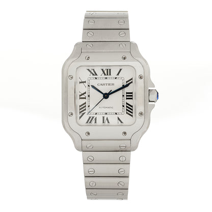 Cartier Stainless Steel 35mm Santos de Cartier Automatic Watch 1 of 5