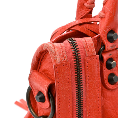 Balenciaga Agneau Classic Hardware Mini City Rose Corail 13 of 15