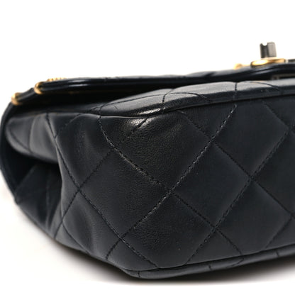 Chanel Lambskin Quilted Small Coco Clips Single Flap Black 9 of 10