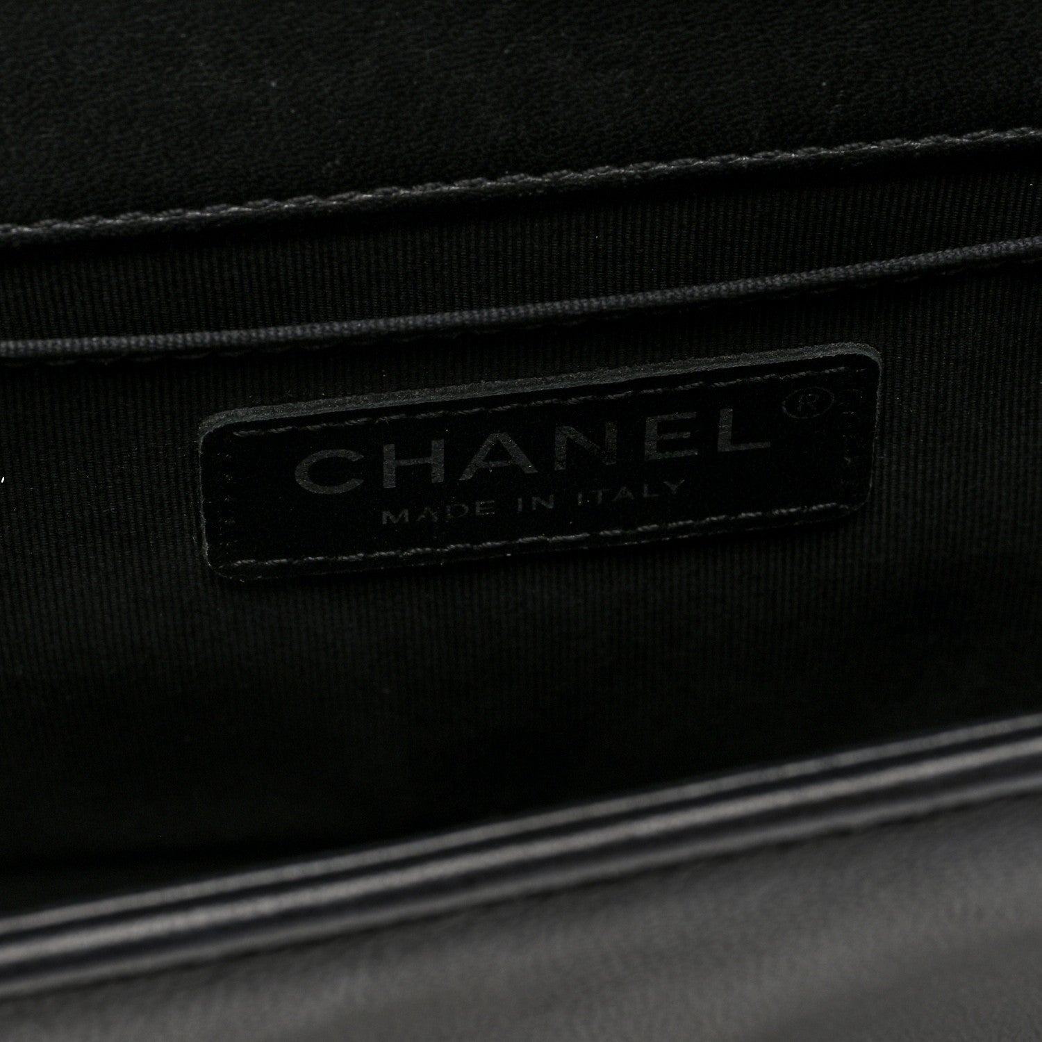 Chanel Lambskin Quilted Medium Boy Flap Black 6 of 10