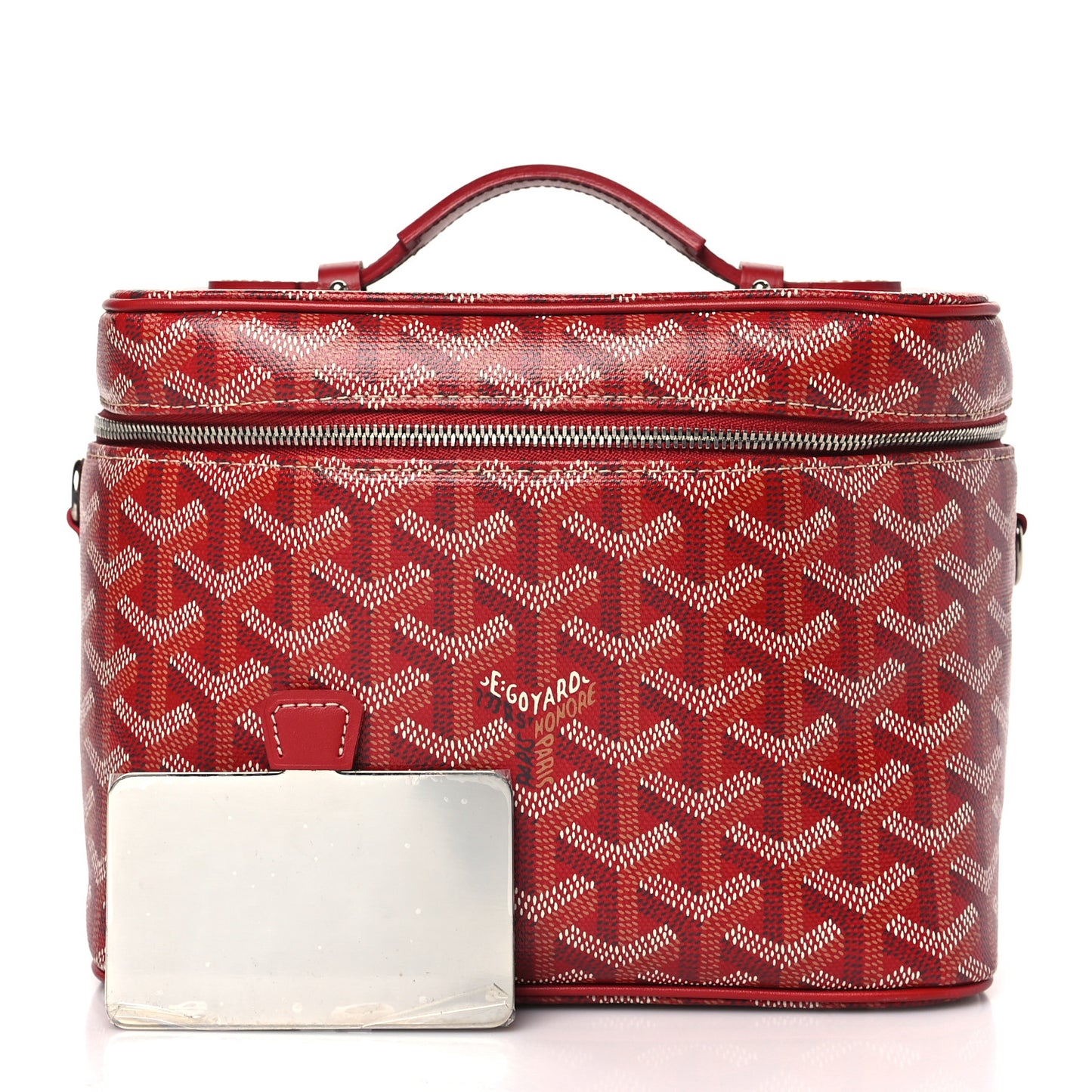 Goyardine Muse Vanity Case Red
