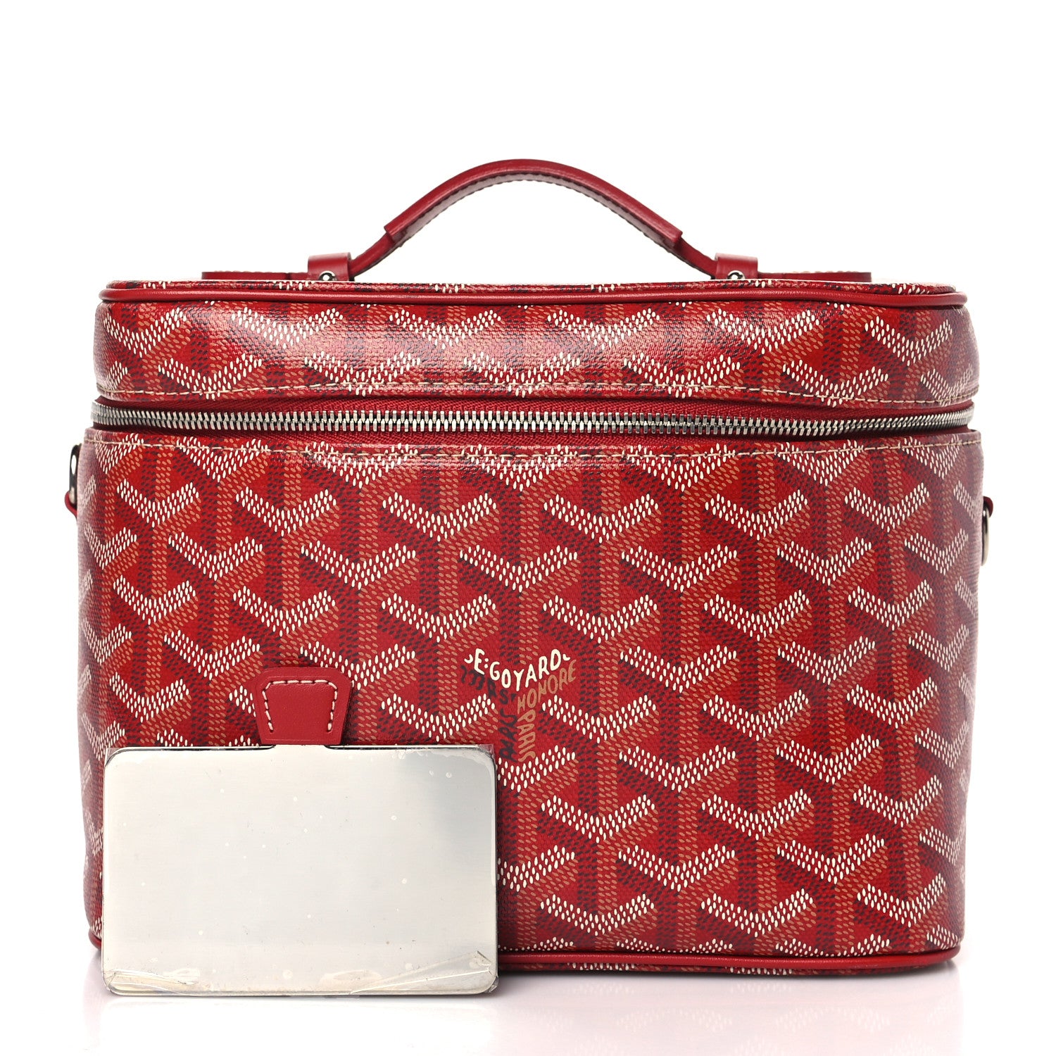 Goyard Goyardine Muse Vanity Case Red 3 of 10