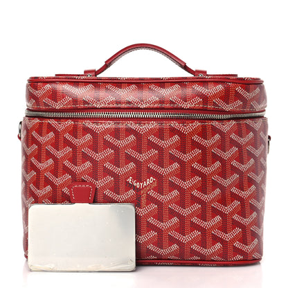 Goyard Goyardine Muse Vanity Case Red 3 of 10