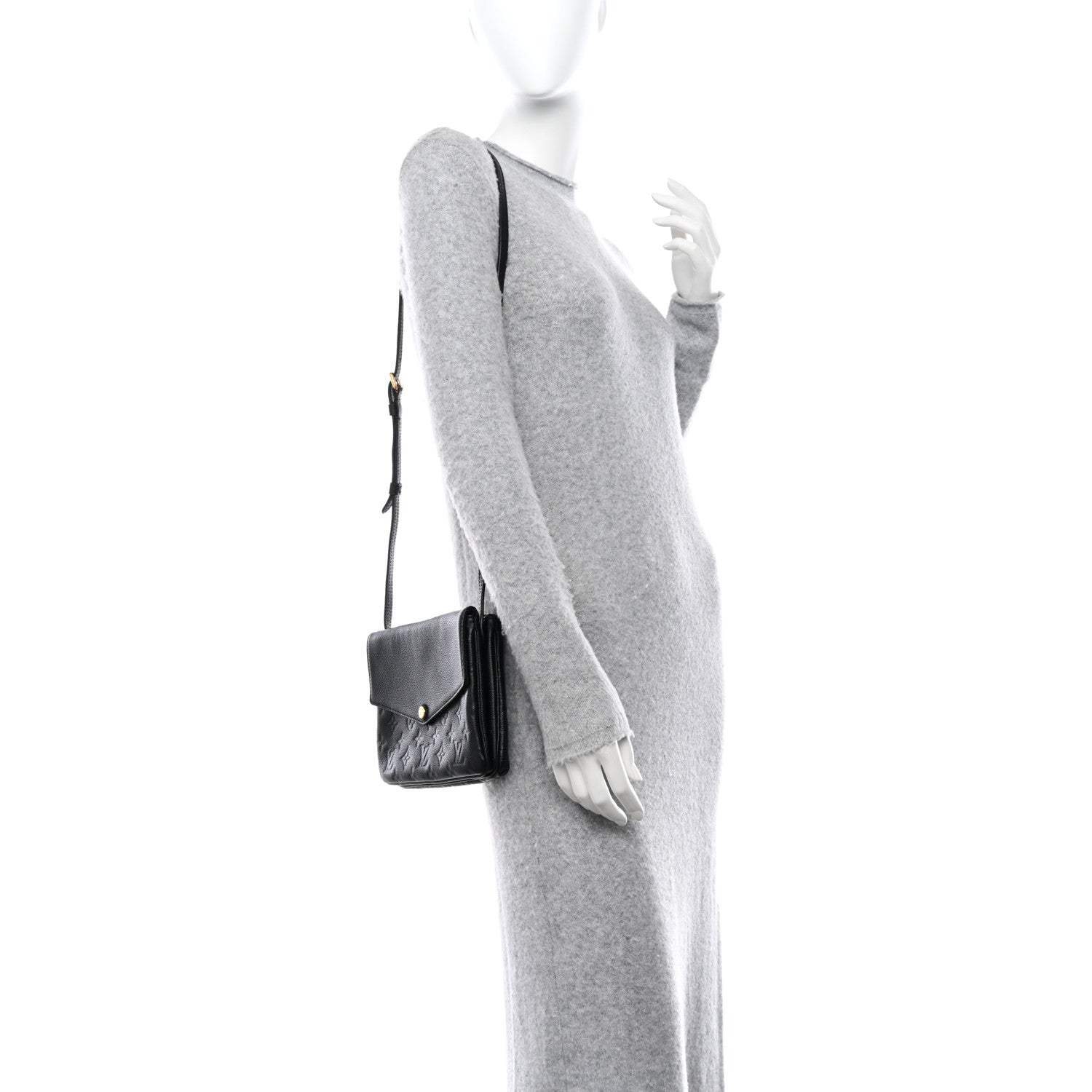 Louis Vuitton LOUIS VUITTON Empreinte Twice Black 2 of 10