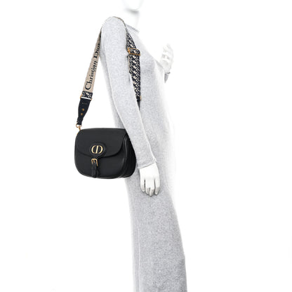 Christian Dior Grained Calfskin Large Bobby Flap Black 2 of 12