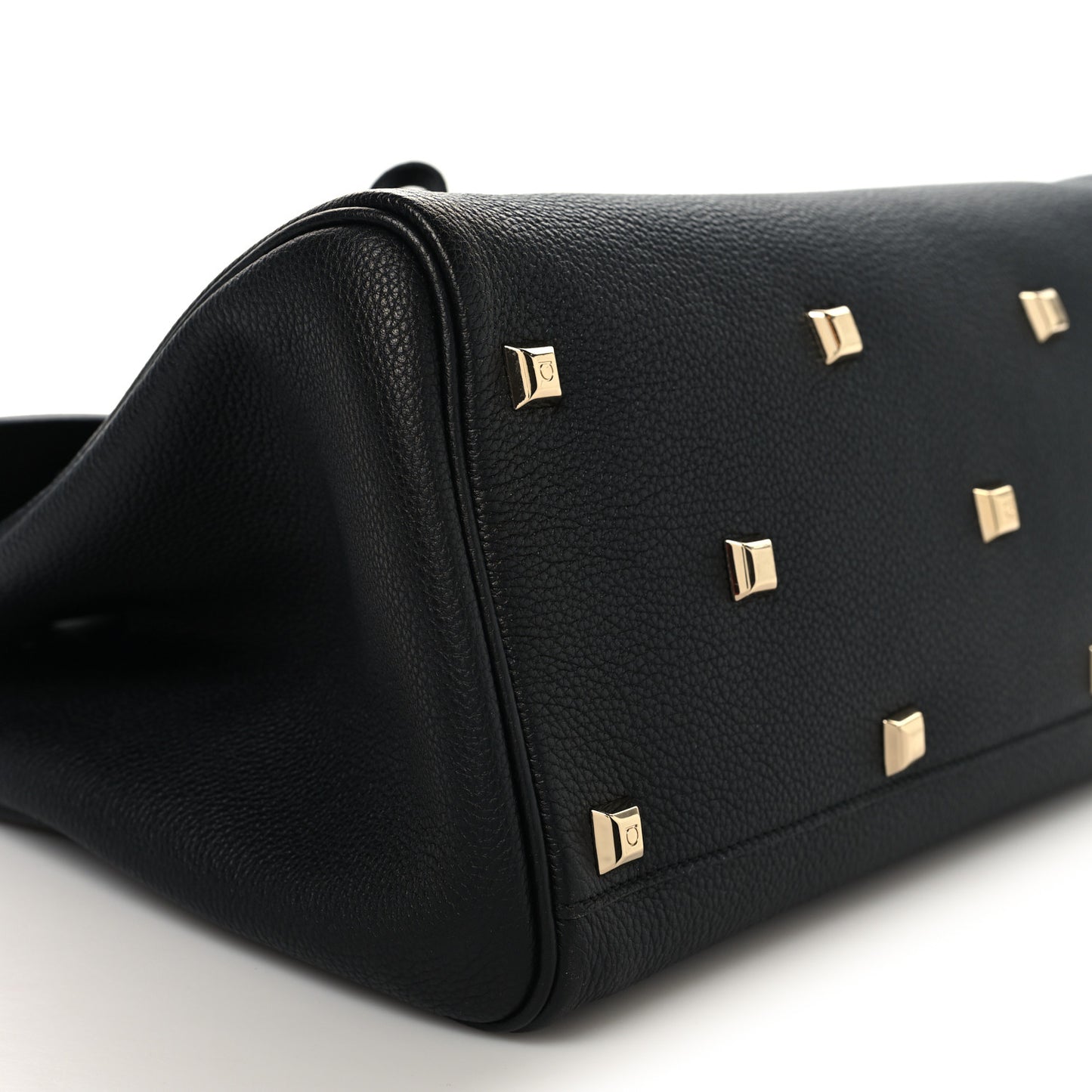 Calfskin Large The Studio Bag Black