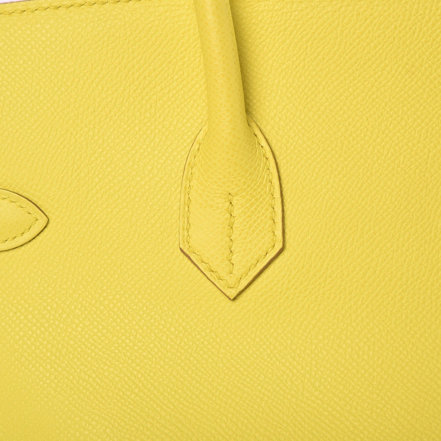 Hermes Epsom Birkin 35 Lime 19 of 35