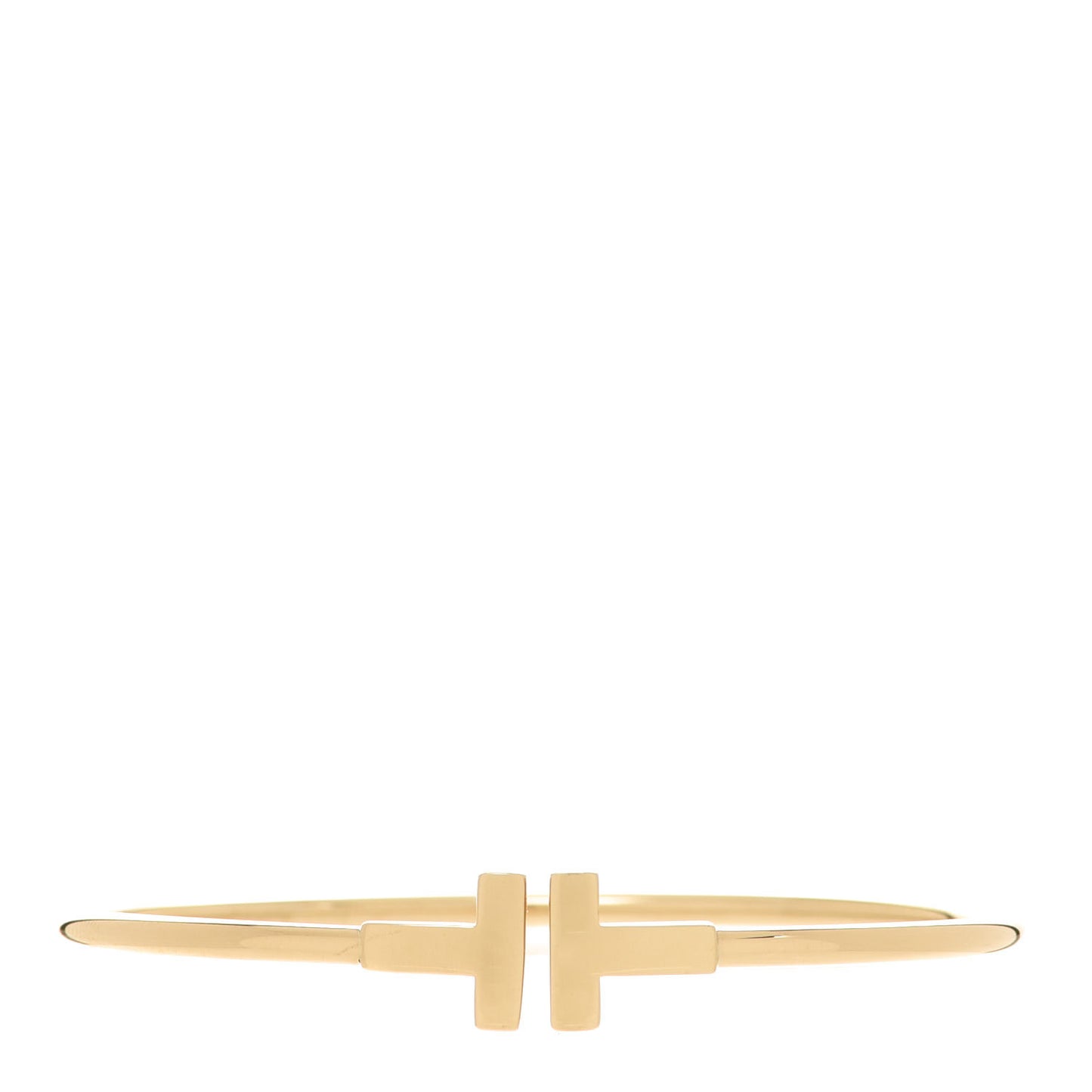 18K Yellow Gold T Wire Bracelet