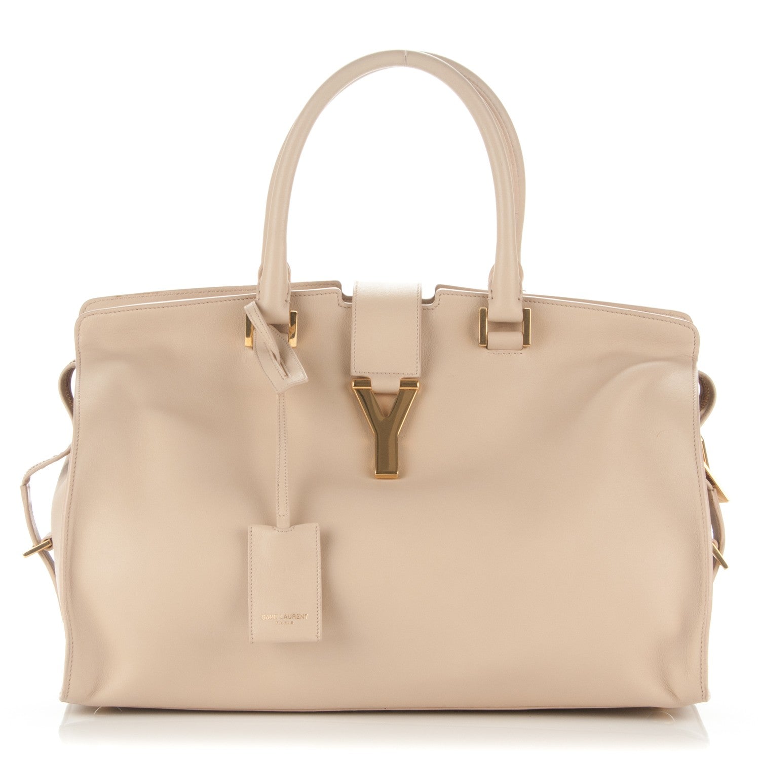 Saint Laurent Calfskin Medium Classic Y Cabas Beige 1 of 7